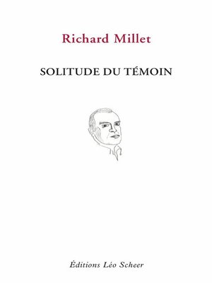 cover image of Solitude du témoin